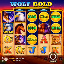 BetAlice - Wolf Gold Slot - Pragmatic Play Casino Game